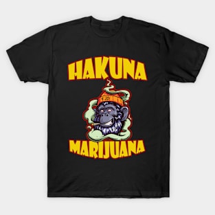 Hakuna Marijuana Funny Weed Smoking Pothead THC T-Shirt